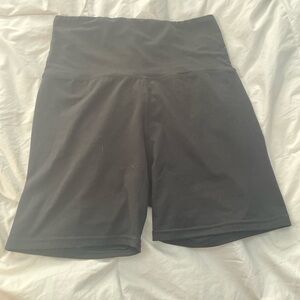 Black Women's High-Waisted Shorts